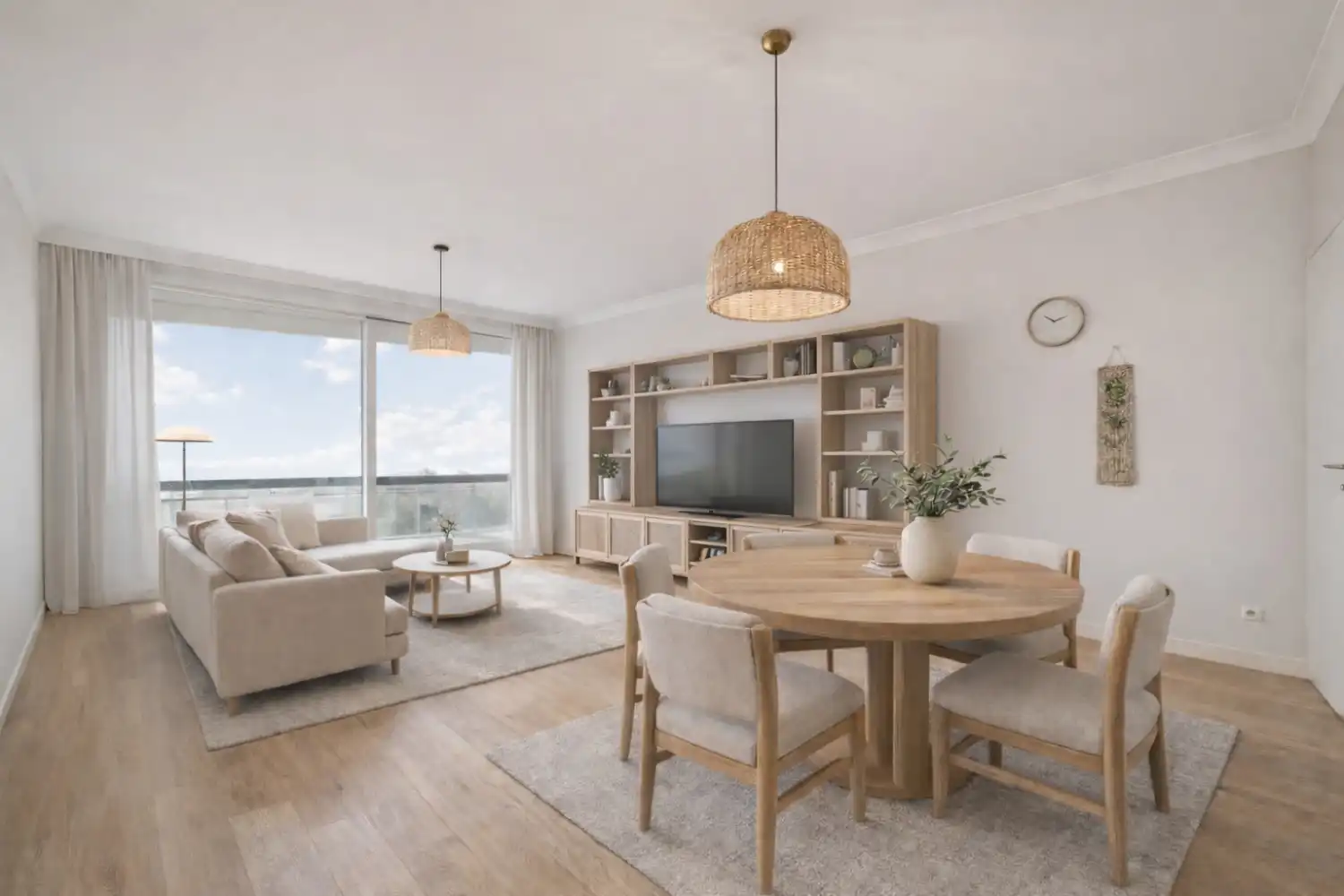 Instapklare studio met frontaal zeezicht foto {{pictureIndex}}