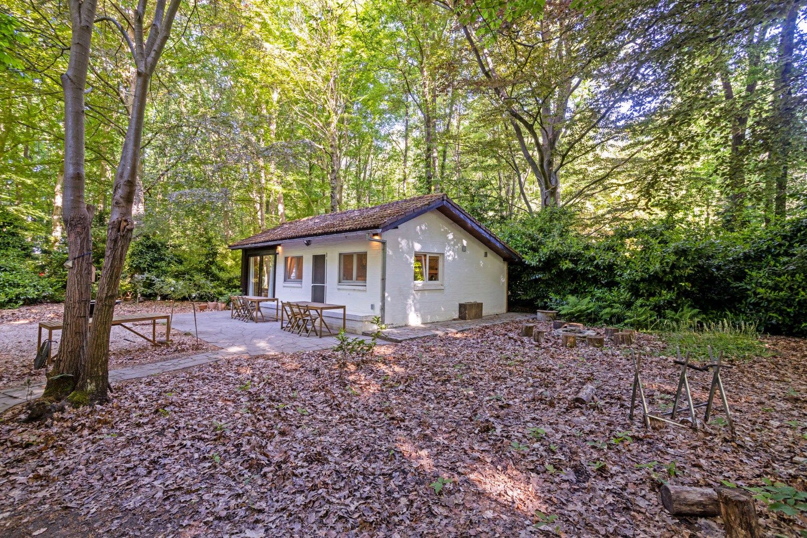 Prachtige vakantiewoning / 2de verblijf in het rustige Verbrandenbos te Kessel-Lo – perceel van 2004 m² – ideale ligging voor natuurliefhebbers foto 3