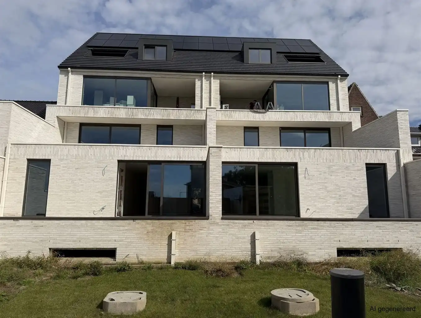 Zeer ruim 1 (+1)-slaapkamerappartement (BEN) op de eerste verdieping met uitzonderlijk zuidgericht terras van ca. 43 m² en ondergrondse parkeerplaats, in hartje Maaseik. foto 15