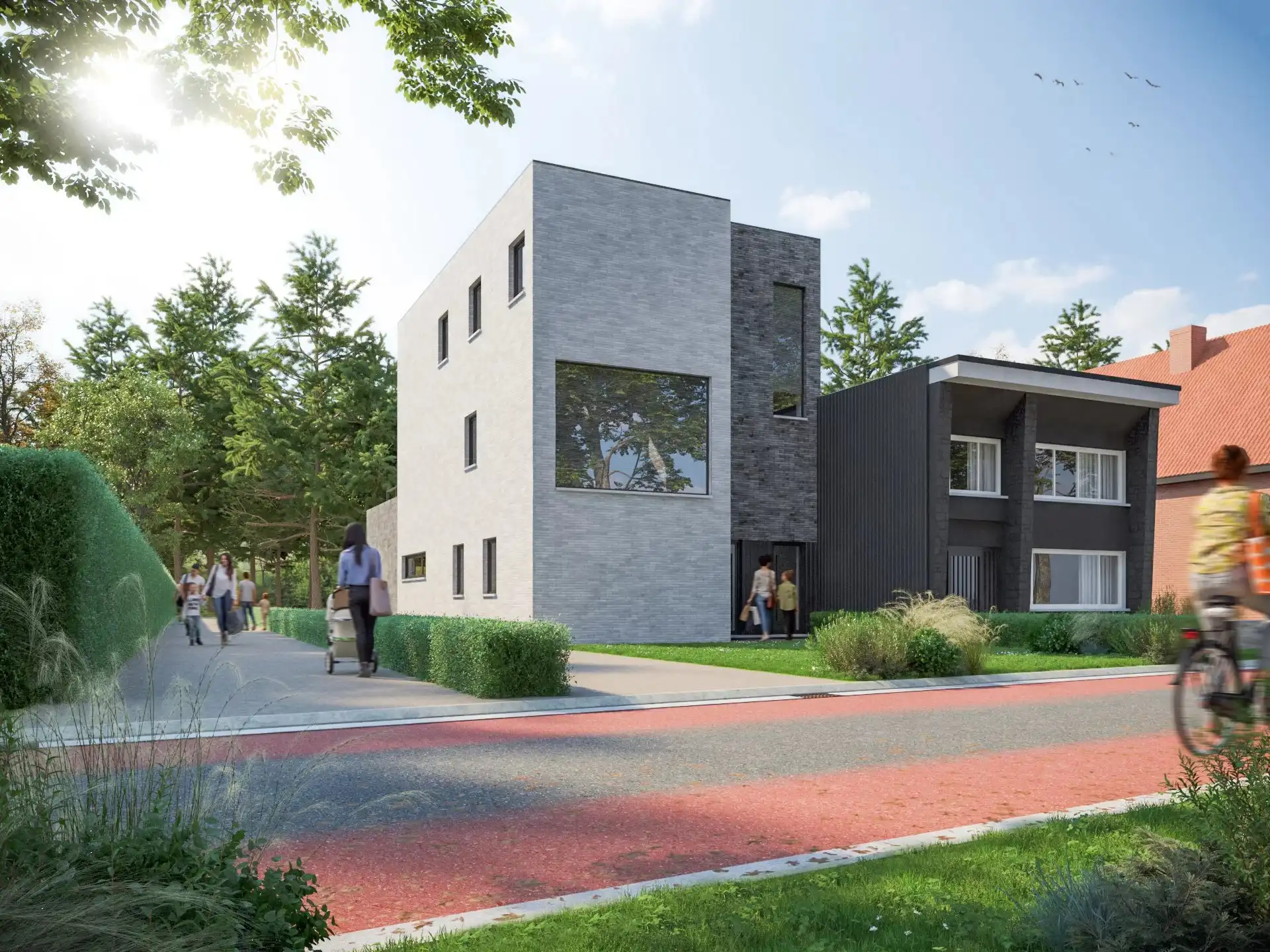 Nieuwbouw woning (1st + 2de verd.) met 3 slaapkamers en mooie terrassen. foto 2