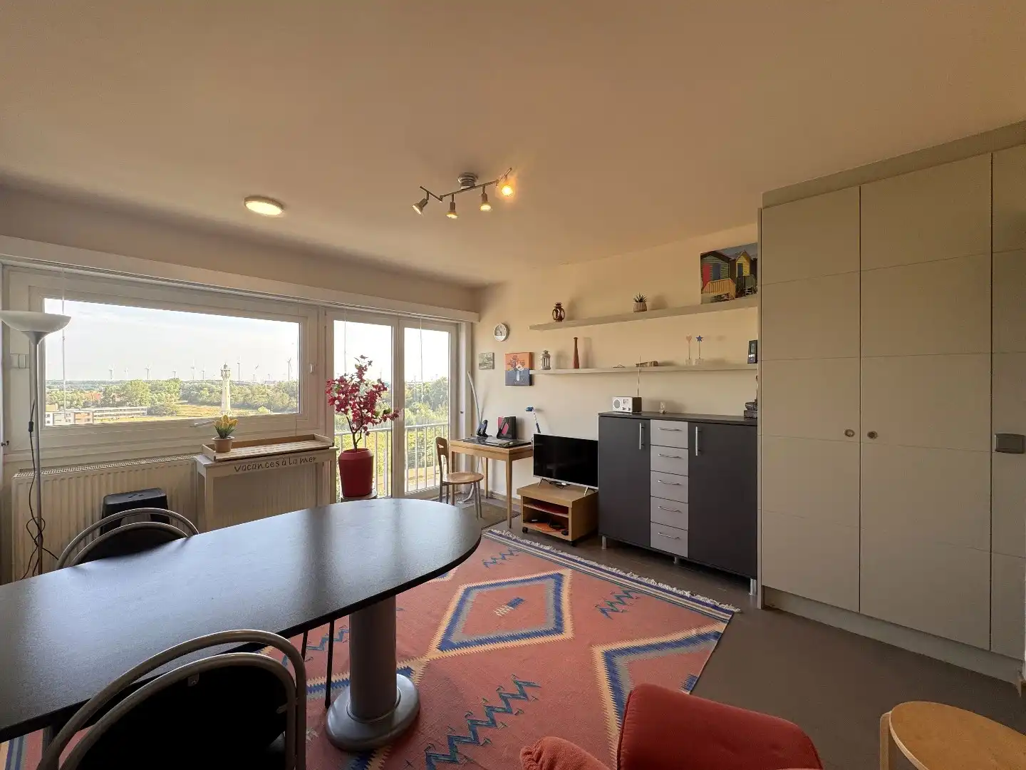 Magnifiek gelegen éénslaapkamerappartement aan de achterzijde van de Zeedijk te Heist foto 2