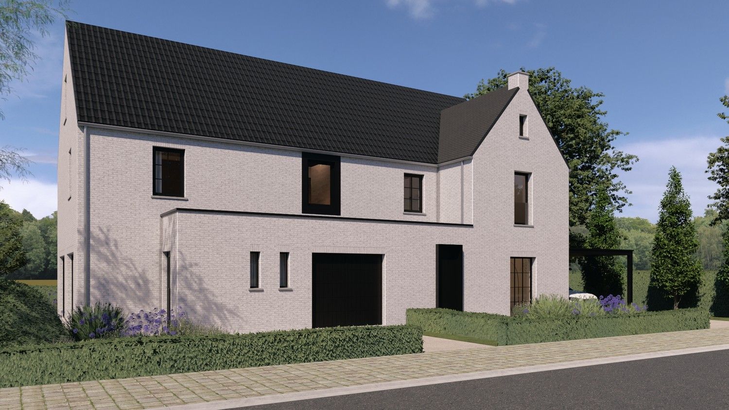 Villa Grenszicht - Moderne nieuwbouwwoningen op een zuidgericht perceel in Lanaken foto 5