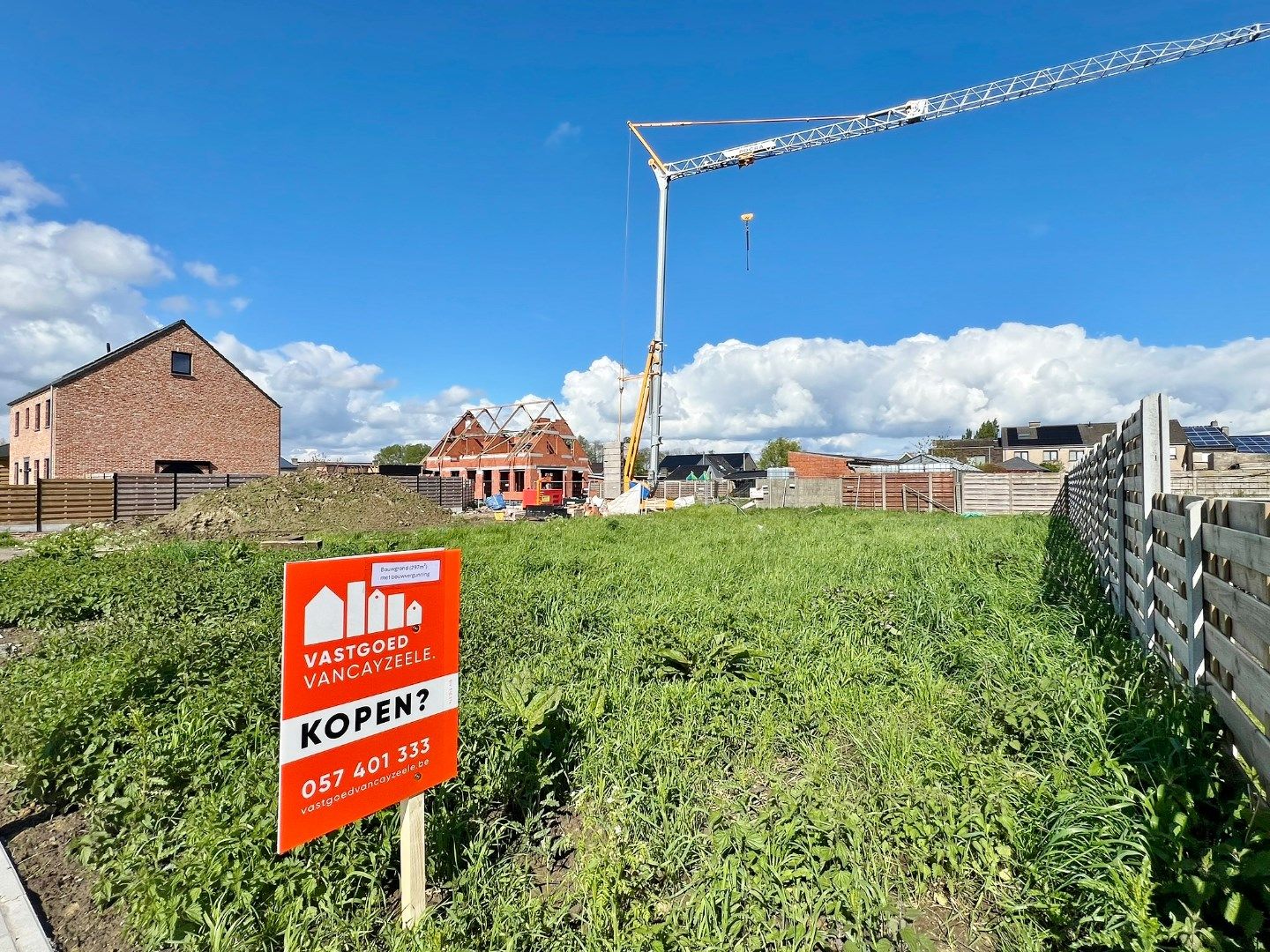 2 loten bouwgrond met goedgekeurde bouwvergunning 297m² + 289m² foto 6