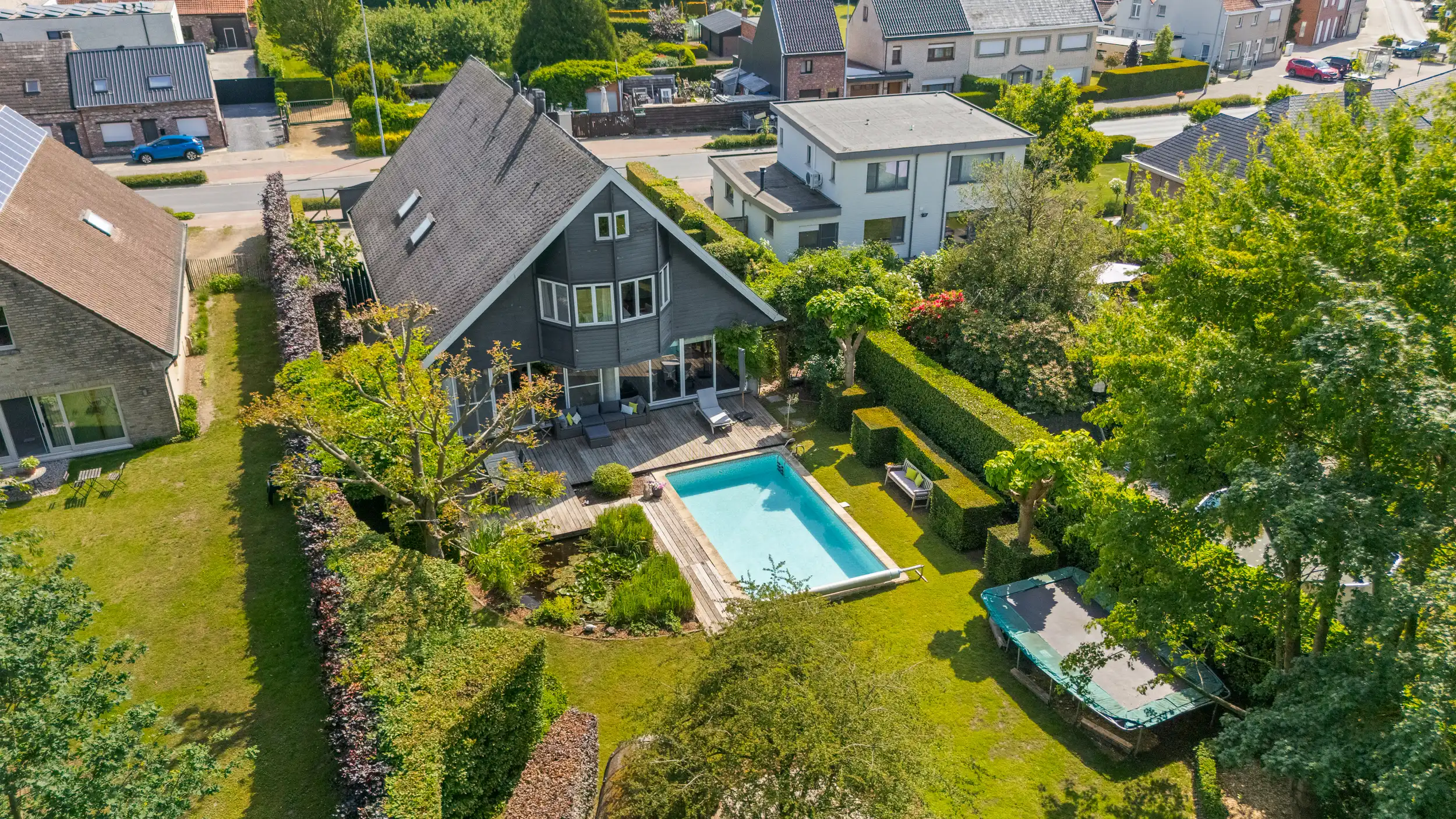 Prachtige villa met zwembad, 5 slpk en bureau te Wetteren foto 20