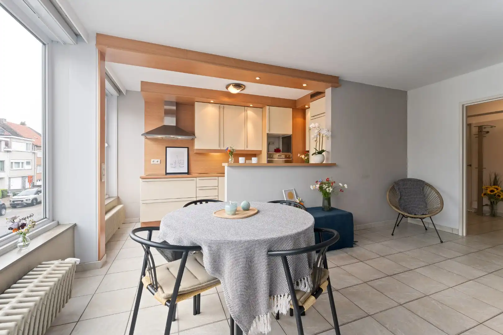 Instapklaar en bijzonder lichtrijk appartement met 2 slaapkamers, zonnig terras en EPC-label B in Oostende foto 4
