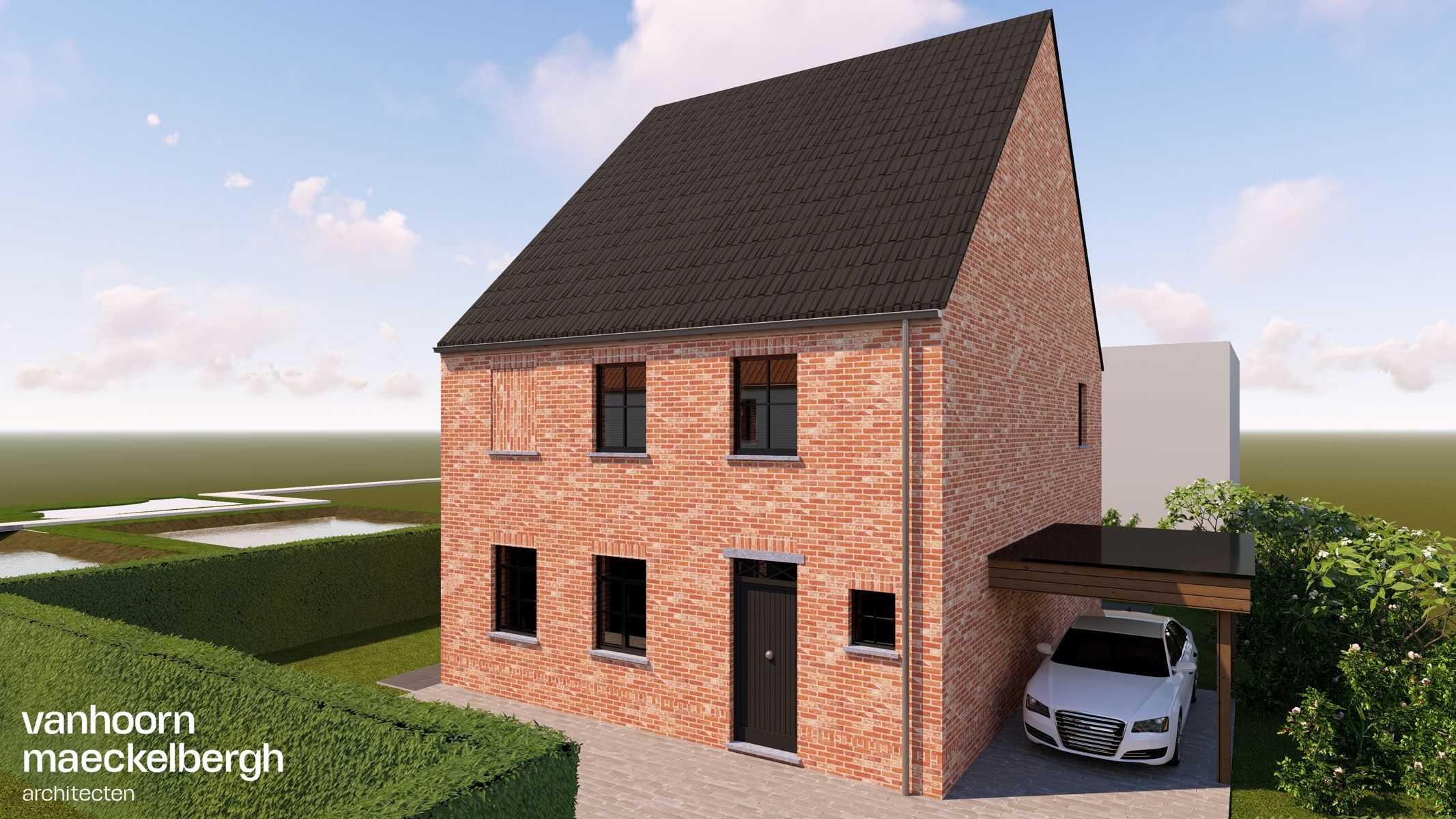 Ruime open bebouwing met zuidgerichte tuin in Gistel. foto {{pictureIndex}}