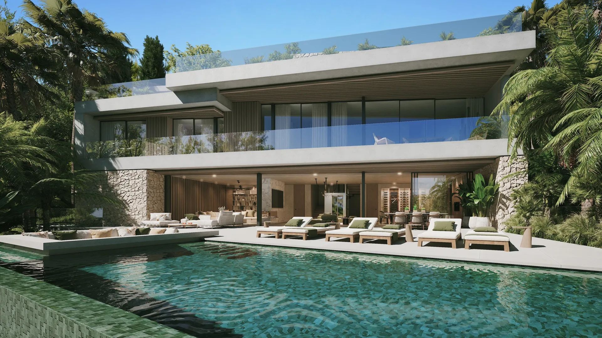 Frontline golf luxe in Nueva Andalucía - fantastische villa prachtig gelegen in prestigieuze golfvallei foto {{pictureIndex}}