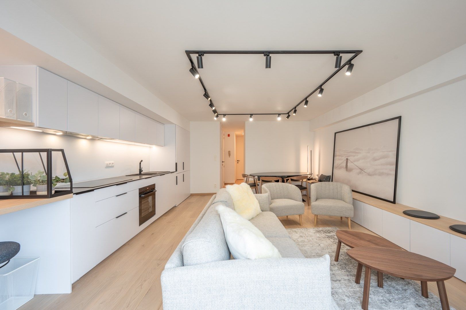 Prachtig afgewerkt appartement met twee slaapkamers en zijdelings zeezicht in Duinbergen.   foto 7