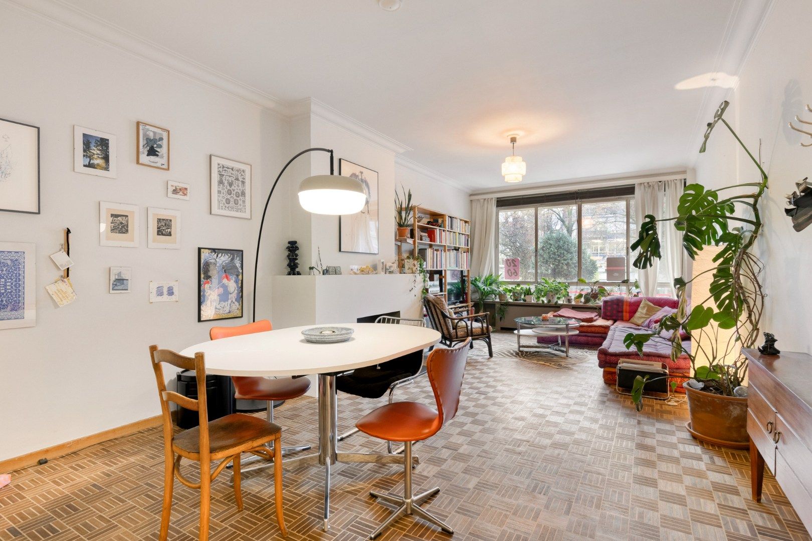 Hoofdfoto van de publicatie: Kijkdag 10 & 12 januari Appartement in centrum Antwerpen terras en tuin