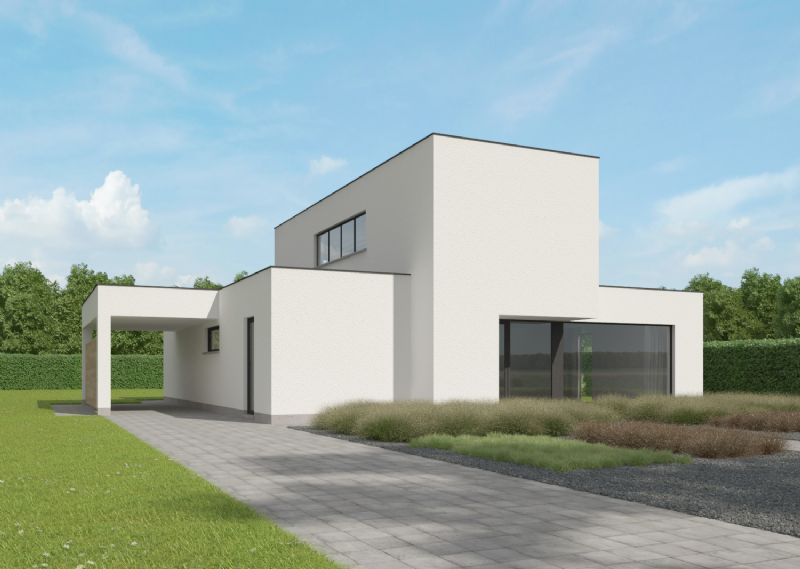 Nieuw te bouwen alleenstaande woning te Oeselgem. foto 1