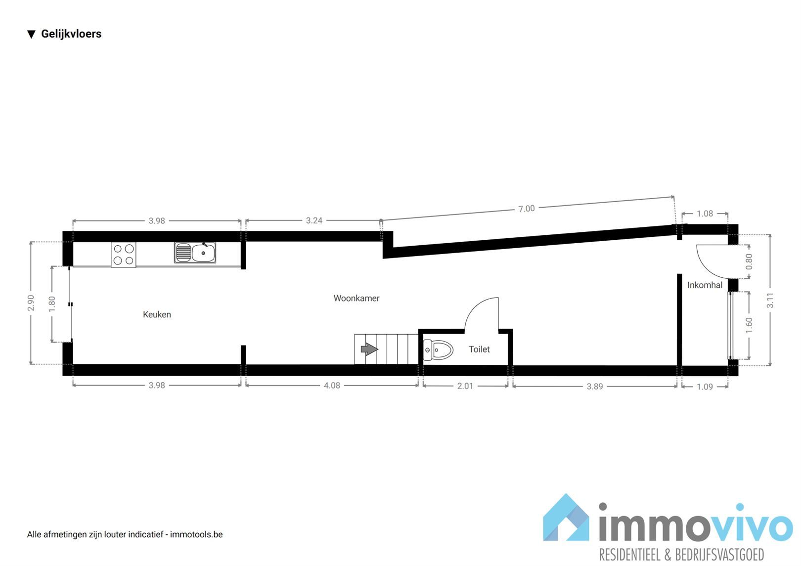 Te renoveren woning met 2 slaapkamers en gezellige tuin. foto 11