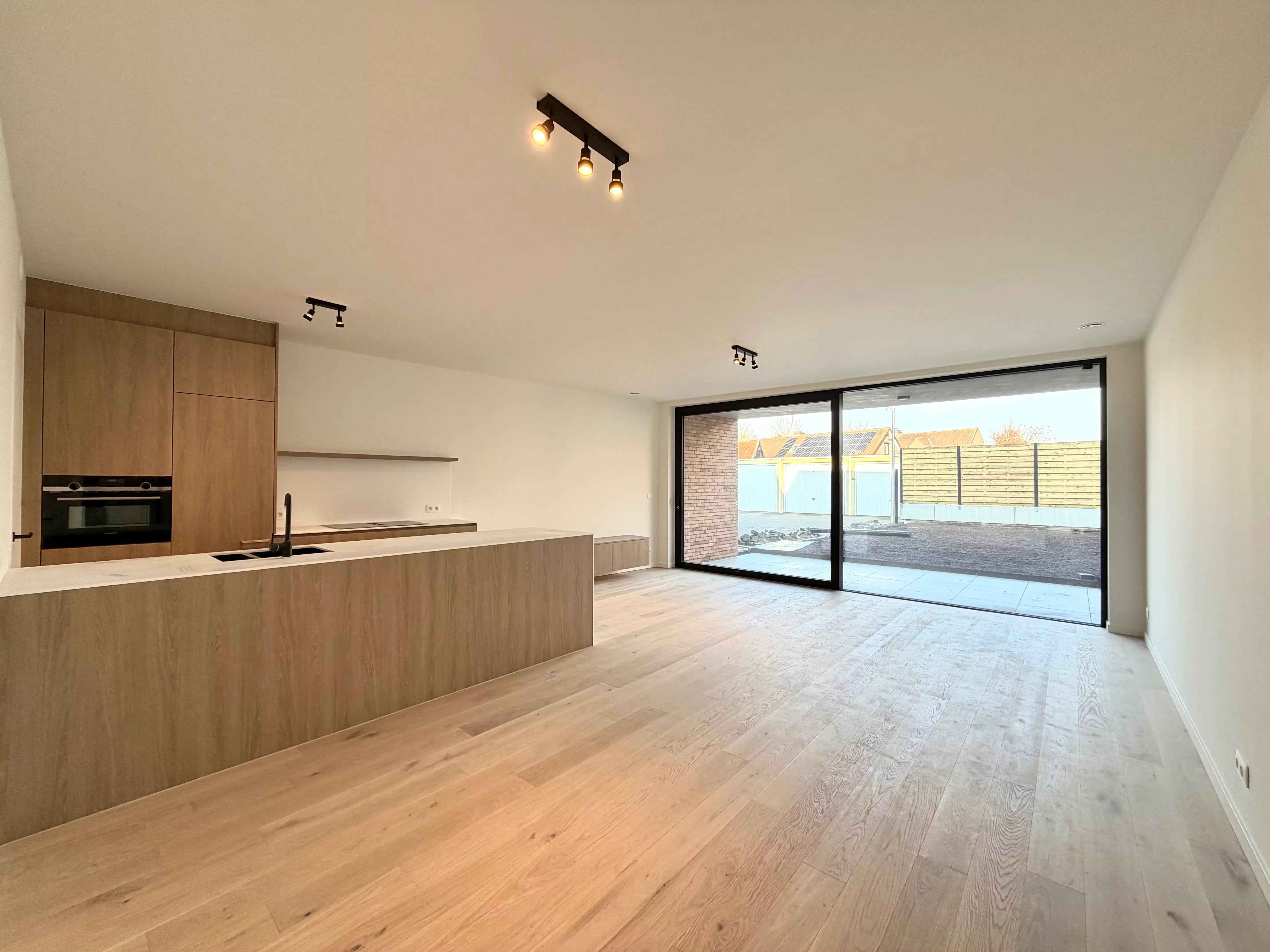 Nieuwbouwappartement met één slaapkamer te huur in Sleidinge foto 3