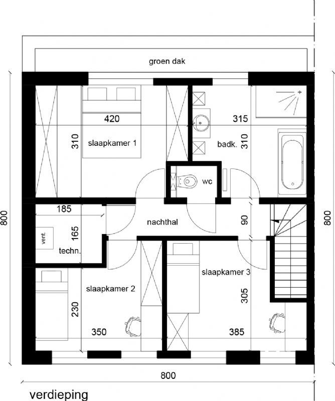 Nieuw te bouwen halfopen woning met vrije keuze van architectuur te Harelbeke. foto 4