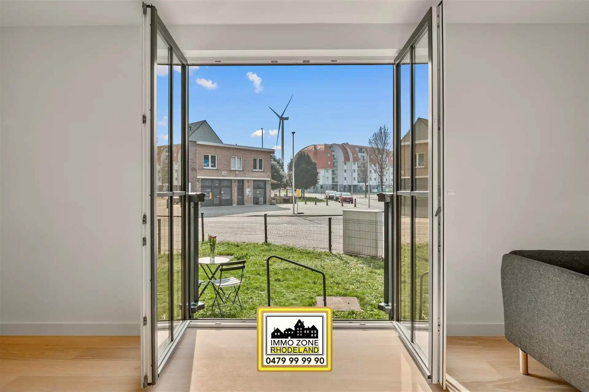 Prachtig gelijkvloers hoekappartement met 2 slpks foto 24
