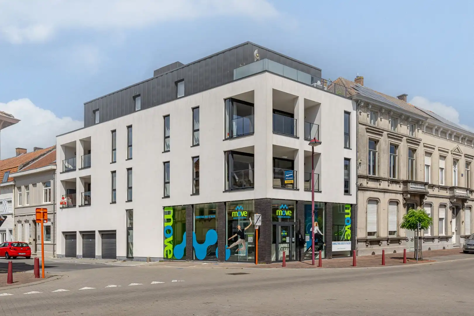 Recent hoekappartement met 2 slaapkamers, terras, berging en autostaanplaats in Menen foto 2