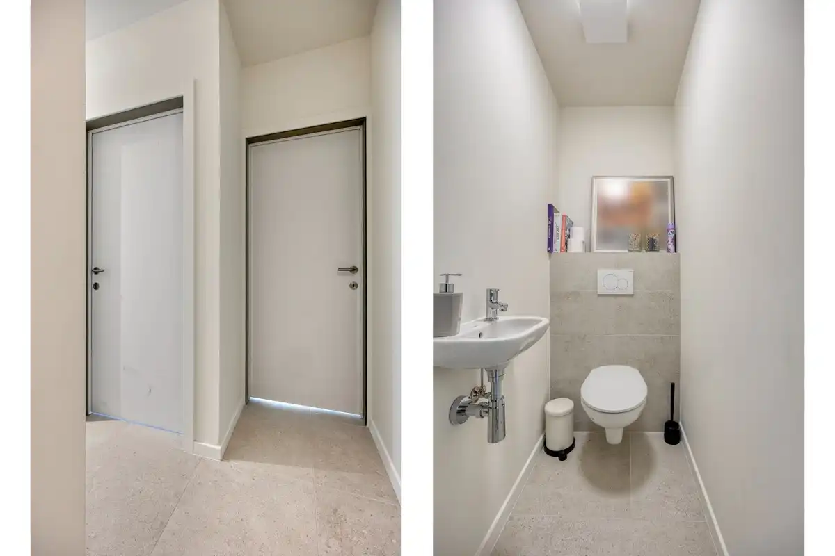 Zeer recent tweeslaapkamerappartement op een rustige ligging in hartje centrum. foto 16