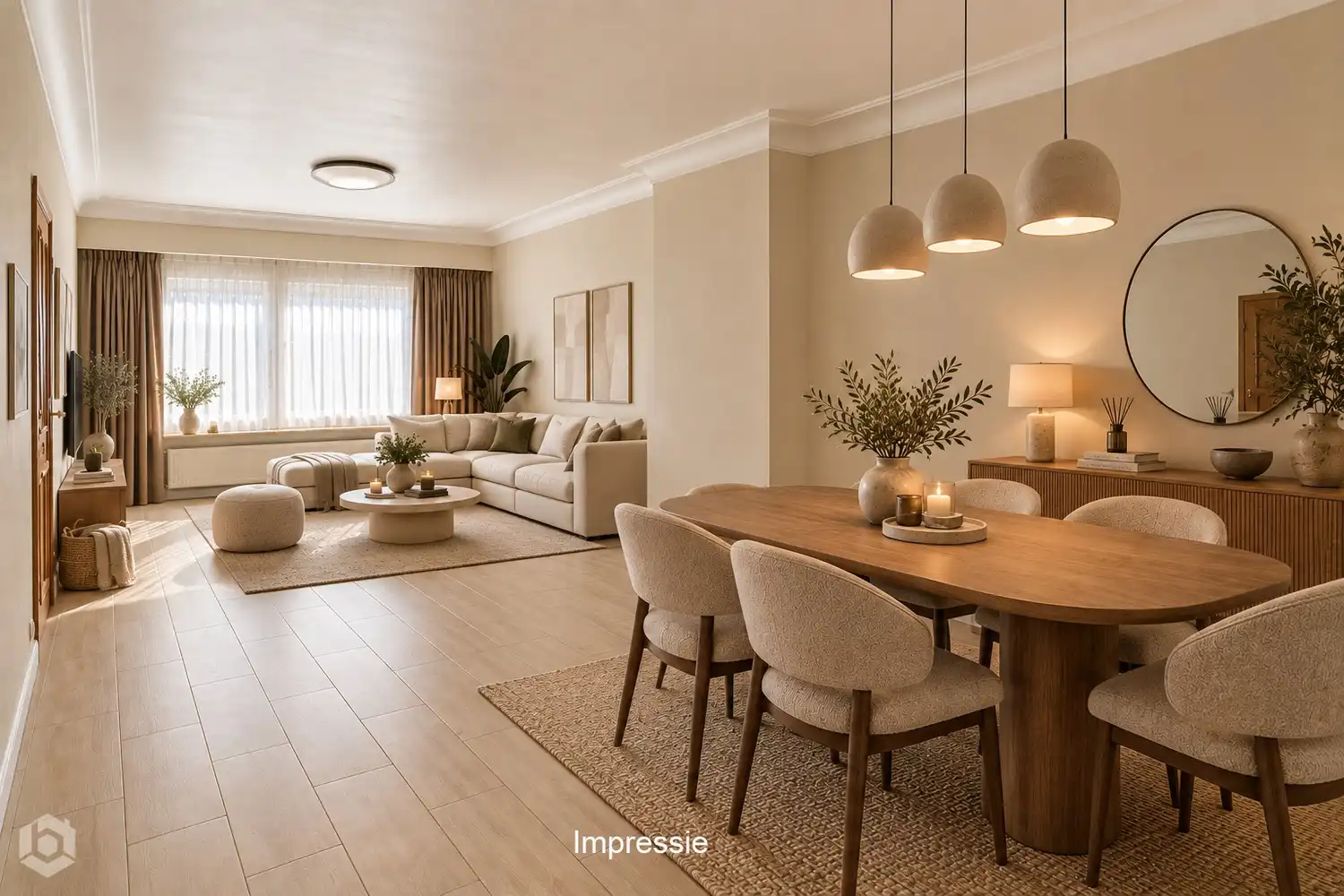 Instapklare woning met 4 slpkrs en ruime tuin te Niel foto 3