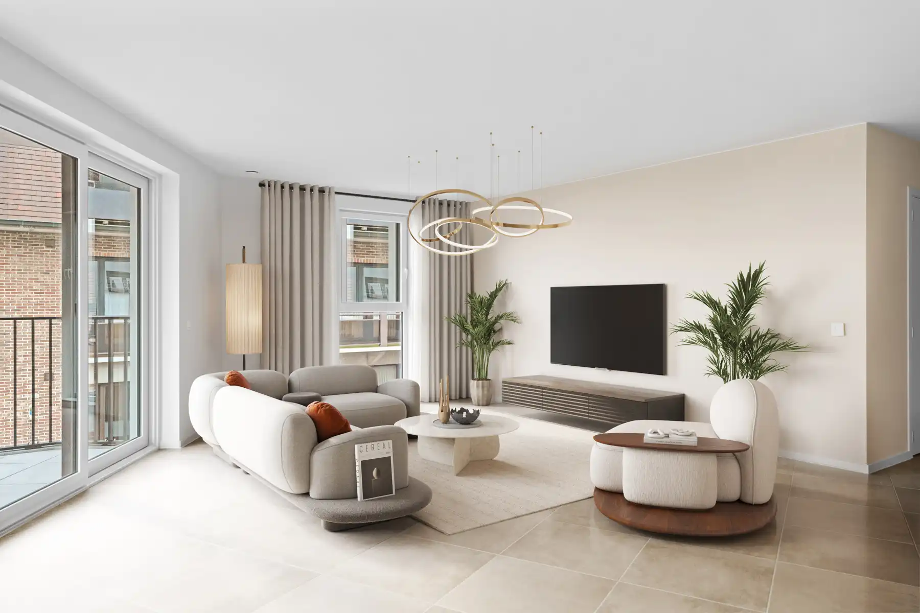 Top nieuwbouw appartement met zicht op de markt van Aalter foto 3