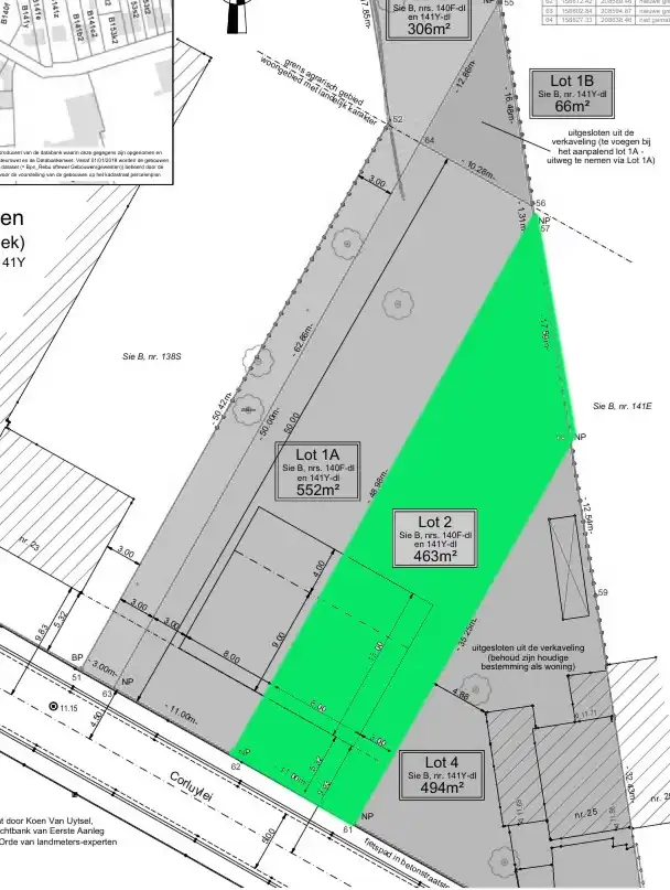 Bouwgrond (463 m²) voor een halfopen bebouwing in Borsbeek! foto 2