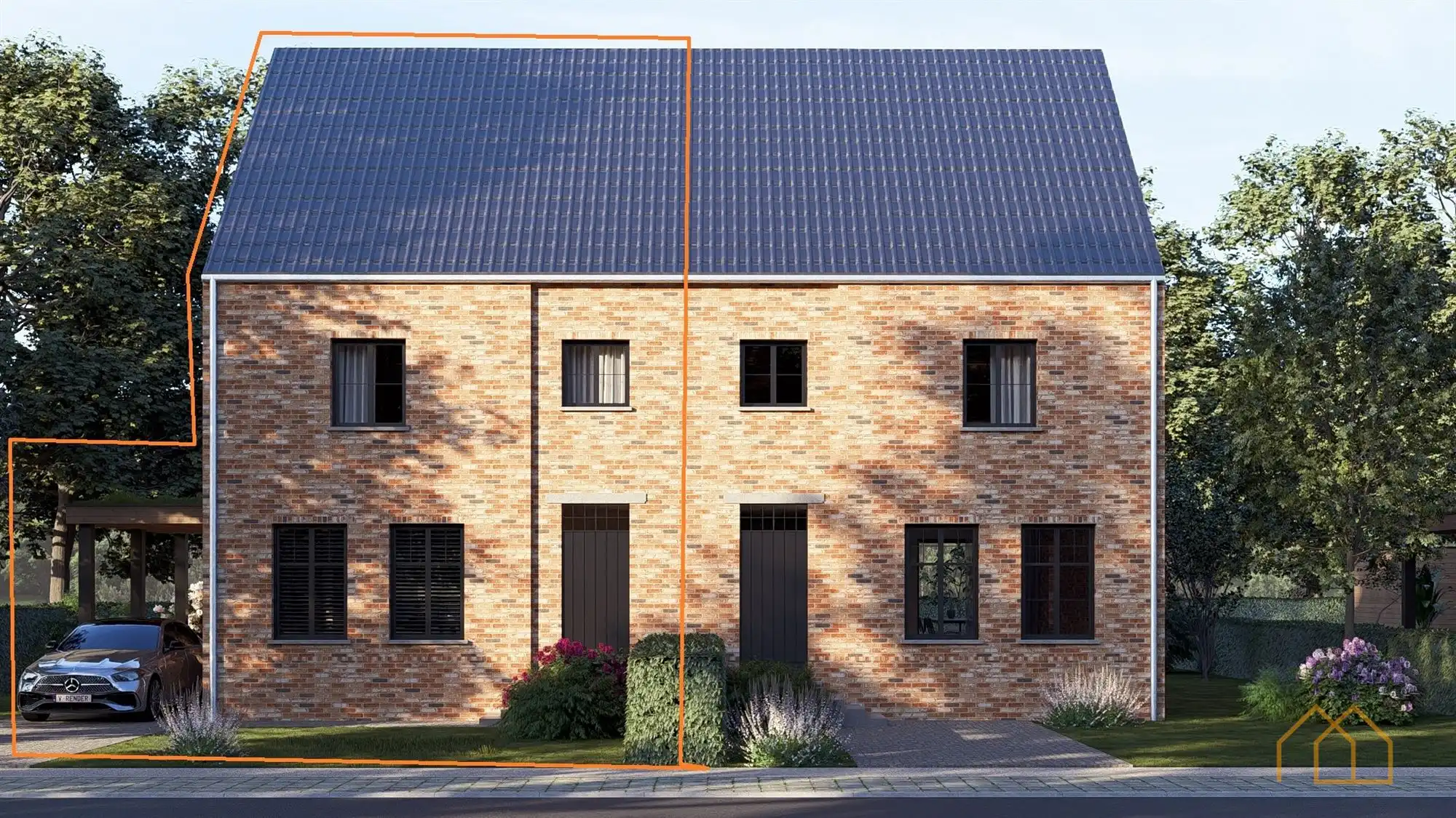 Ruime nieuwbouw van 180m² in Veerle - 4slk mogelijk foto {{pictureIndex}}