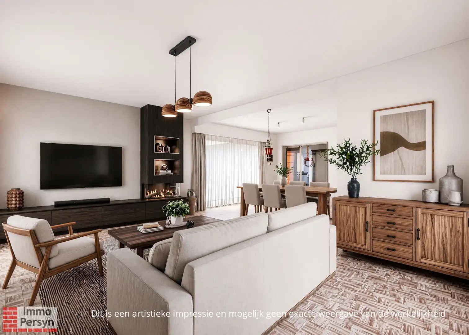 Gelijkvloerse woning met 3 slpk en dubbele garage foto 8