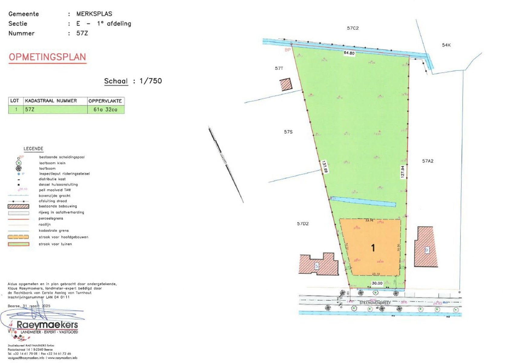 Een perceel bouwgrond voor open bebouwing van 6.132m² in een residentiële omgeving.  foto 7