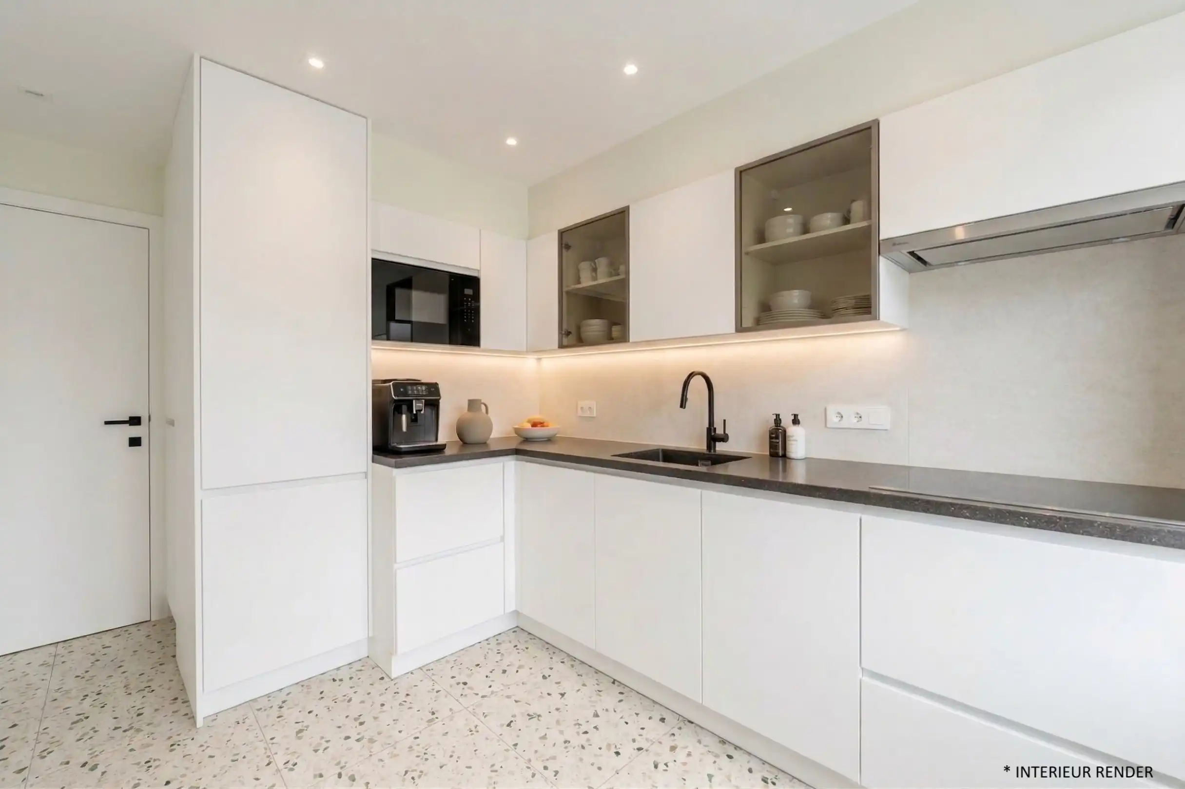 Ruim en lichtrijk 3-slpk appartement met 2 terrasjes in hartje Genk foto 9