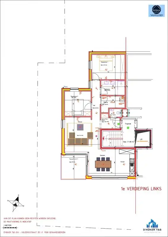 NIEUWBOUWAPPARTEMENT  OP DE EERSTE VERDIEPING MET 2 SLAAPKAMERS foto 3