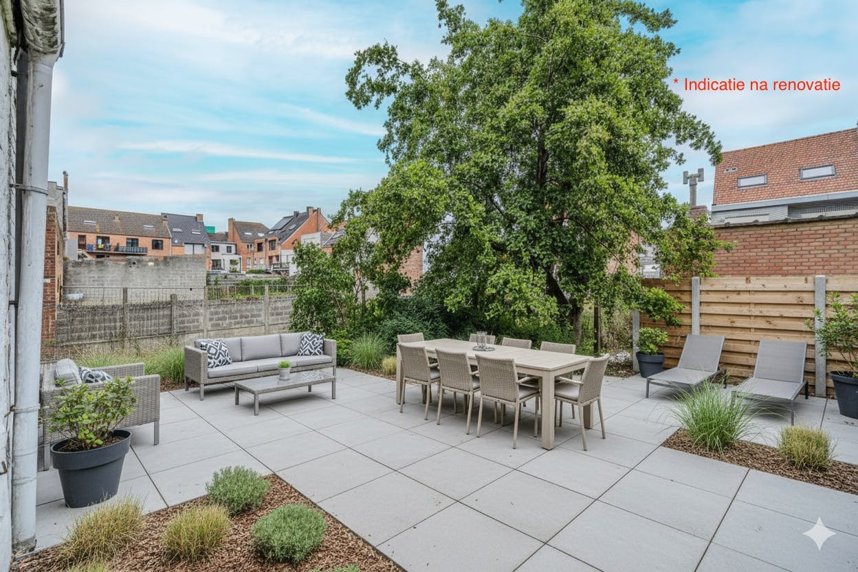 Hoofdfoto van de publicatie: Te renoveren woning met 5 slaapkamers, tuin en garagebox te Middelkerke!