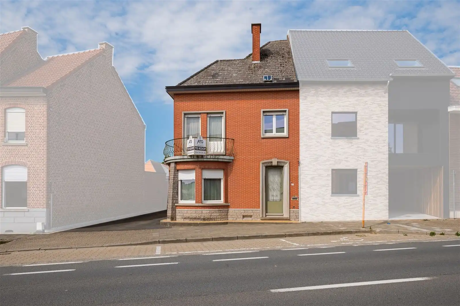 Hoofdfoto van de publicatie: 3 gevelwoning met loods (248m2) en garage