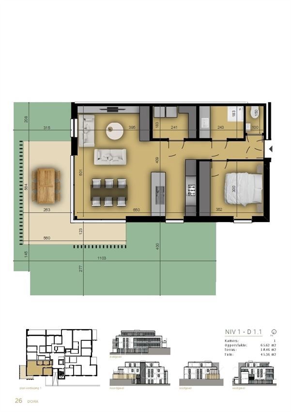 gelijkvloers, terras 19m², centrum, lichte leefruimte  foto 22