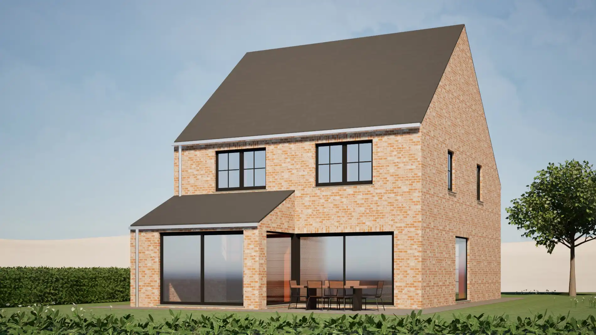 Unieke nieuwbouwwoning op perceel met landelijk verzicht foto 8