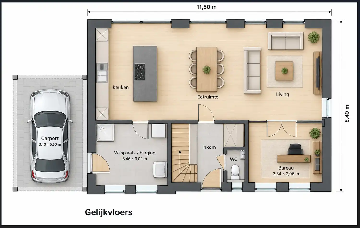 TE KOOP in HOREBEKE aan de Fonteinstraat 5 (lot 7) foto 3