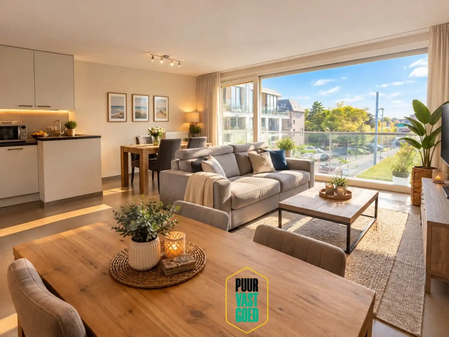 Recent appartement aan station met leuk zicht op plein foto 4