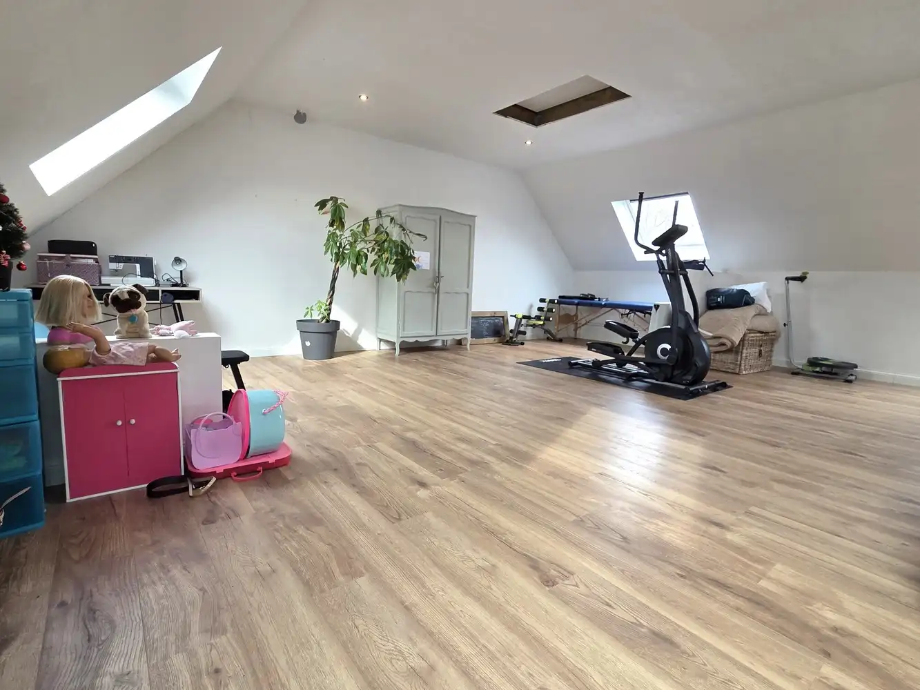 Zeer ruime woning, 3 tot 5 slaapkamers, 2 badkamers, volledig vernieuwd met ruim bijgebouw foto 13