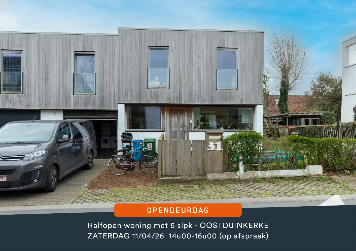 Halfopen woning met 5 slaapkamers op toplocatie nabij de duinen van Oostduinkerke foto {{pictureIndex}}