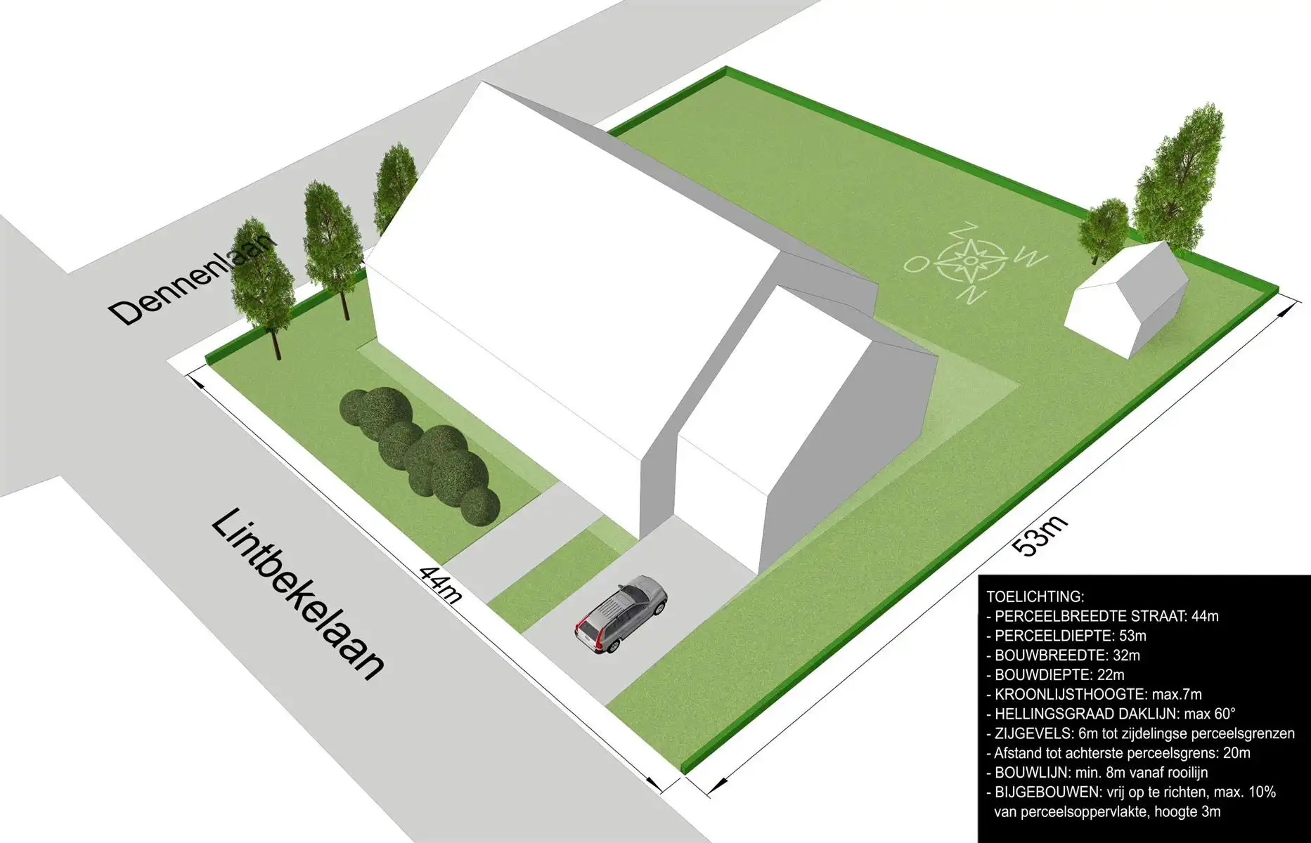 Royaal residentieel gelegen hoekperceel op ca 2437 m² foto {{pictureIndex}}