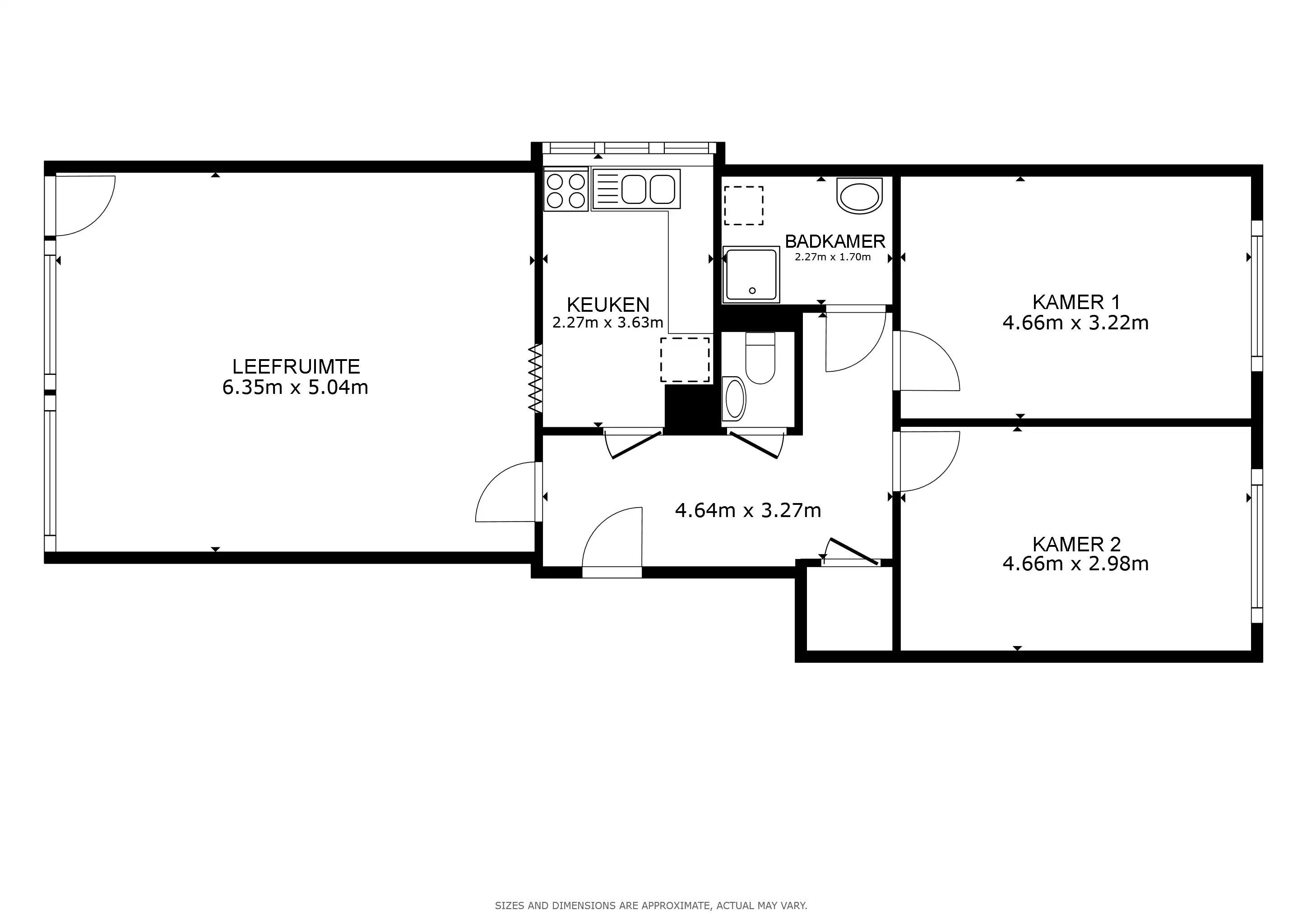 Lichtrijk 2-slpk app nabij centrum Brugge foto 11