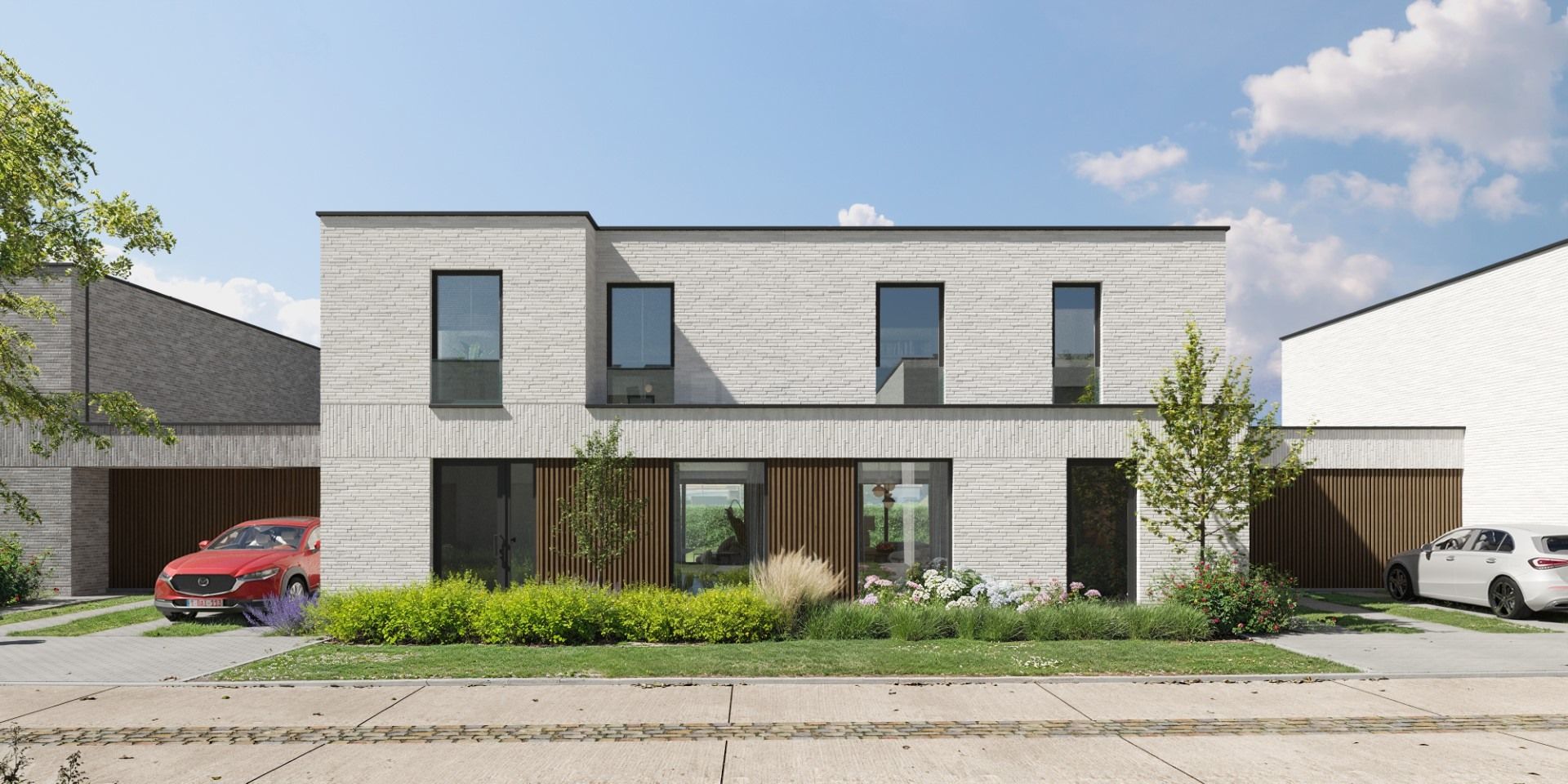 Halfopen bebouwing met 3 slpk’s en garage foto {{pictureIndex}}