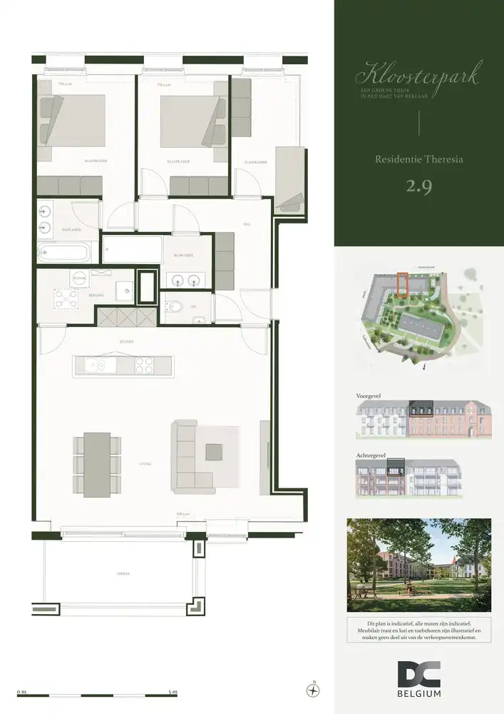 Residentie THERESIA | 3 SLKS | 122 m² | terras 12 m² foto 2