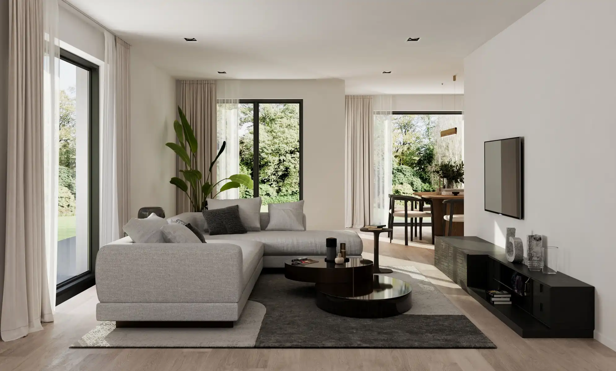 Halfopen nieuwbouwwoning met vrij zicht  foto 6