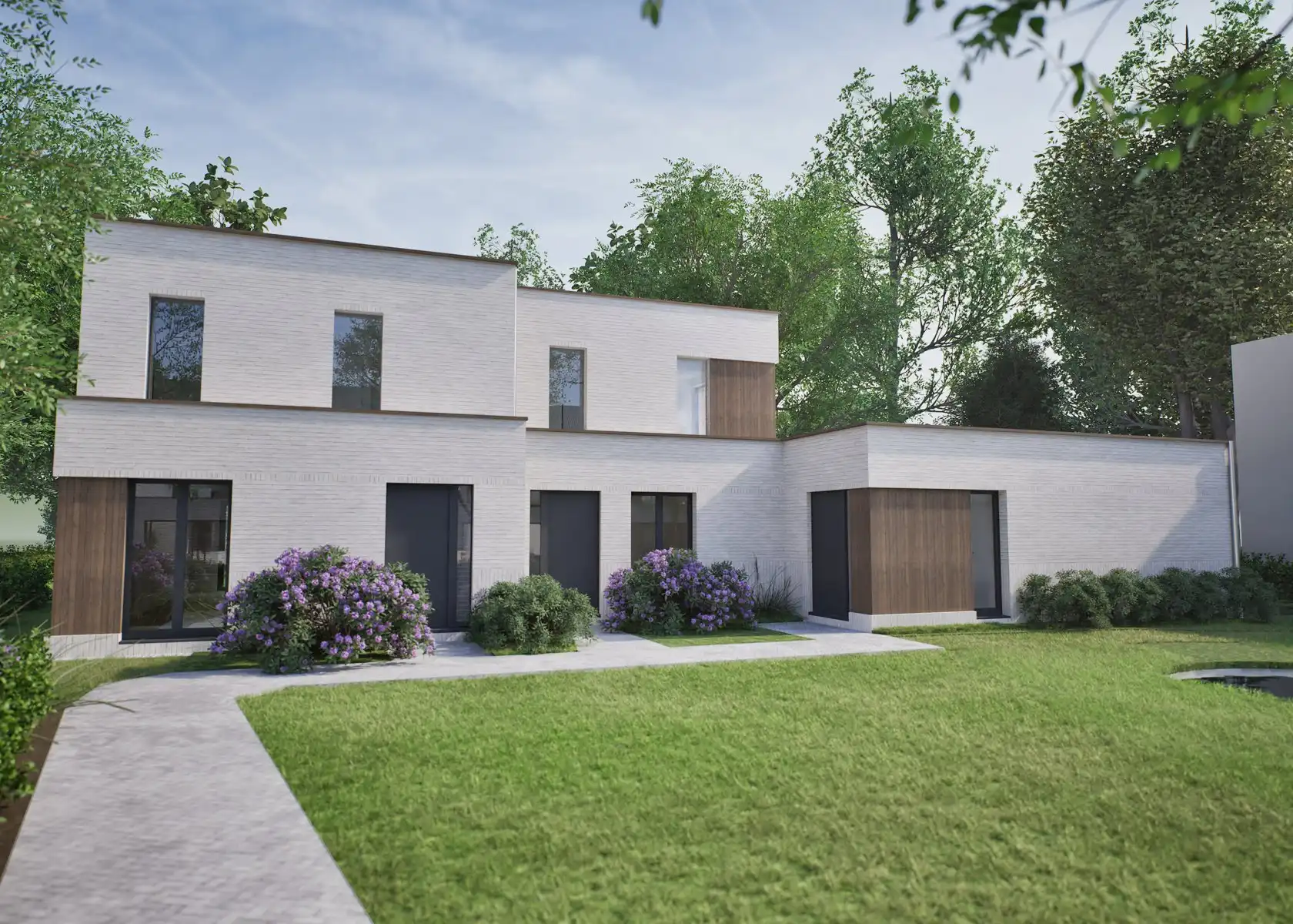 Residentie 's GRAEVENHOF - 12 nieuwbouwwoningen met autostaanplaatsen foto {{pictureIndex}}