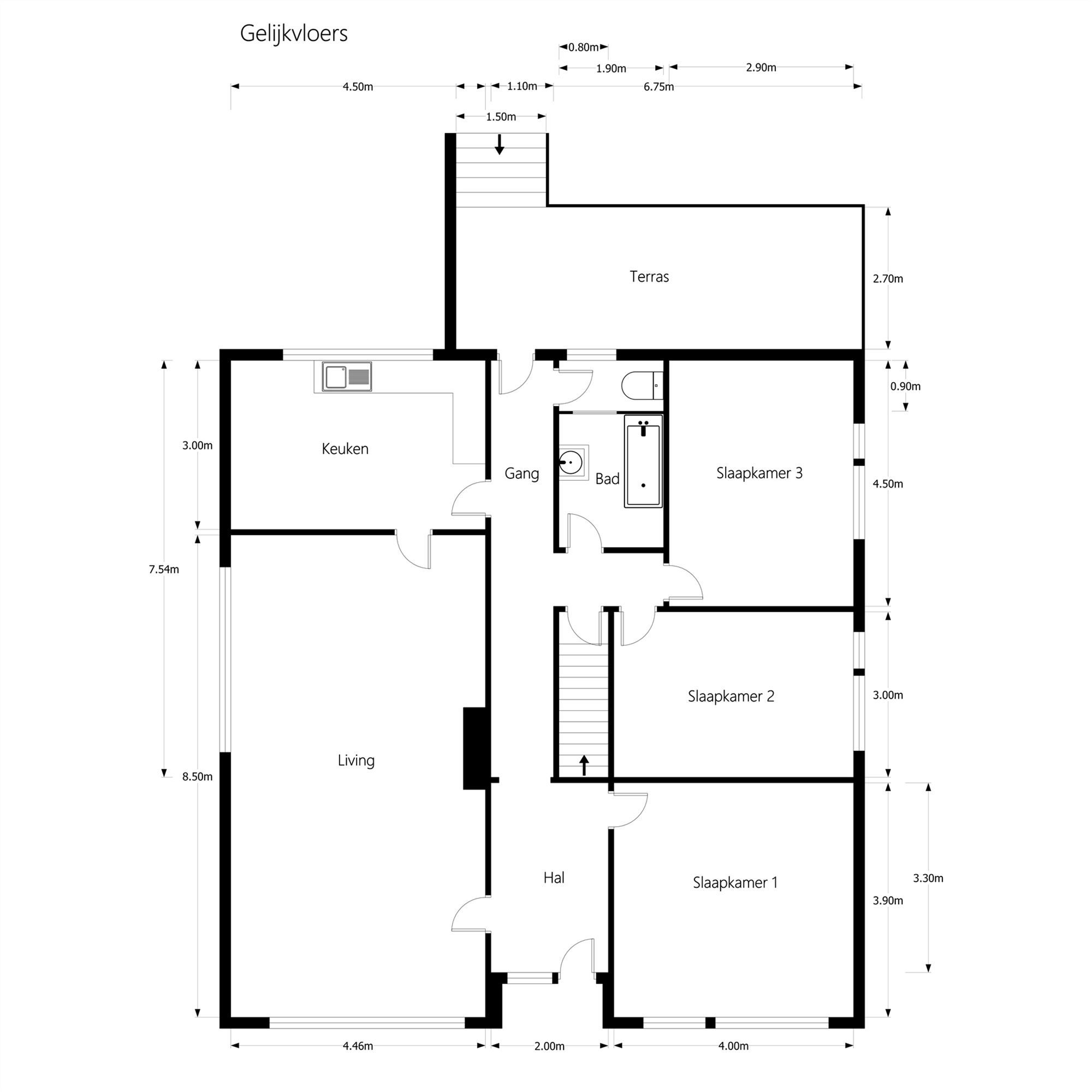 MOOI ONDERHOUDEN WONING MET 3 SLAAPKAMERS OP EEN PERCEEL VAN 9 ARE TE KOERSEL foto 22