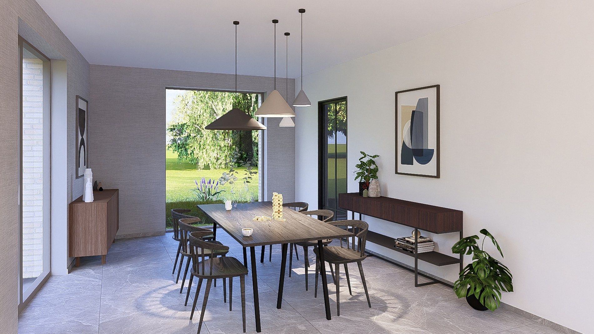 Rijwoning met tuin met uitweg foto 2