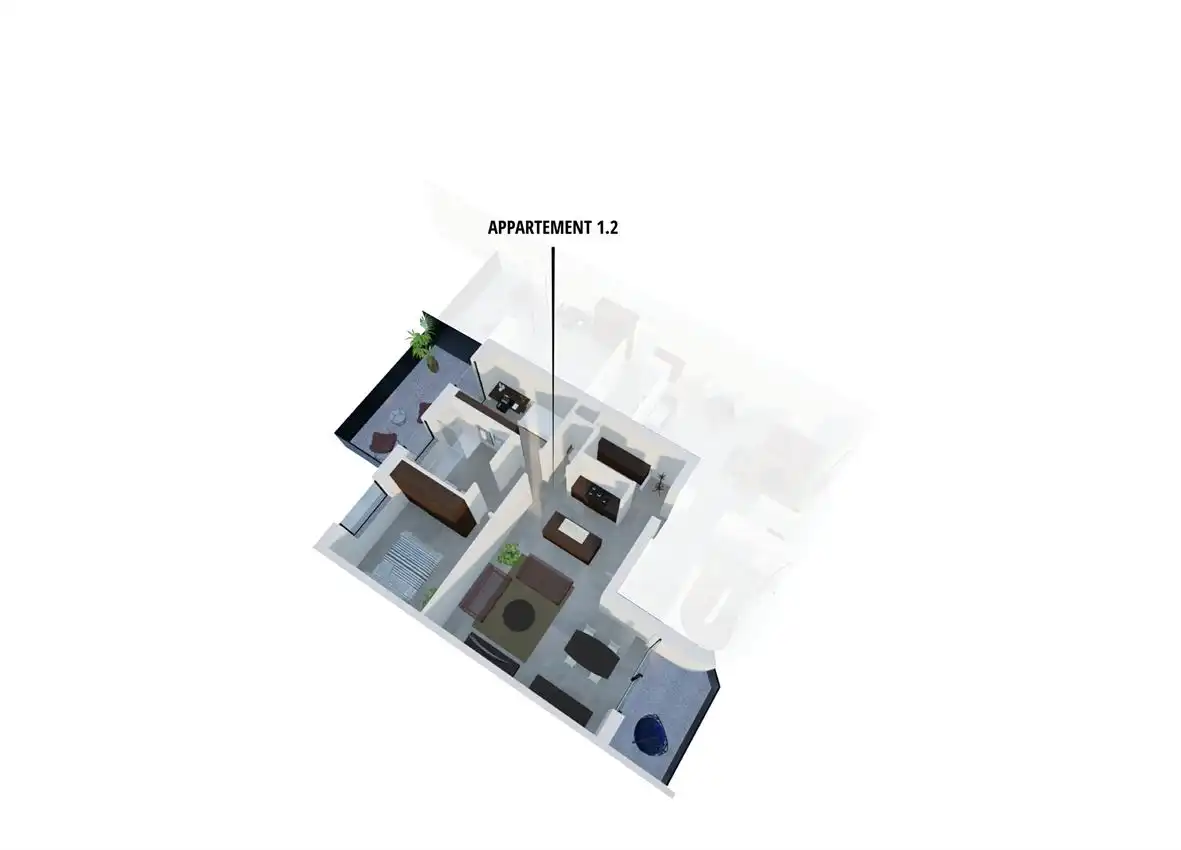 Comfortabel appartement, 2slk en 2 terrassen foto 9