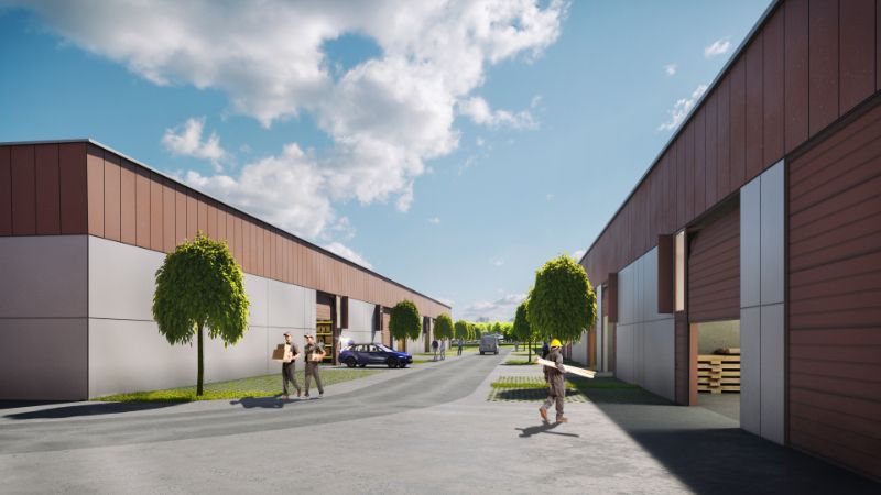 Nieuwbouw KMO-Units (** LAATSTE 2 **) te koop in bedrijvenpark "VIEF" te Evergem foto 11