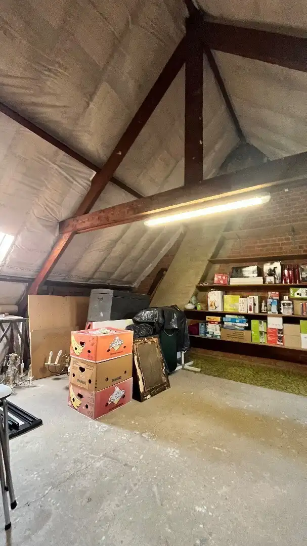 Grote woning met mogelijks vier kamers, garage en ruime tuin foto 17