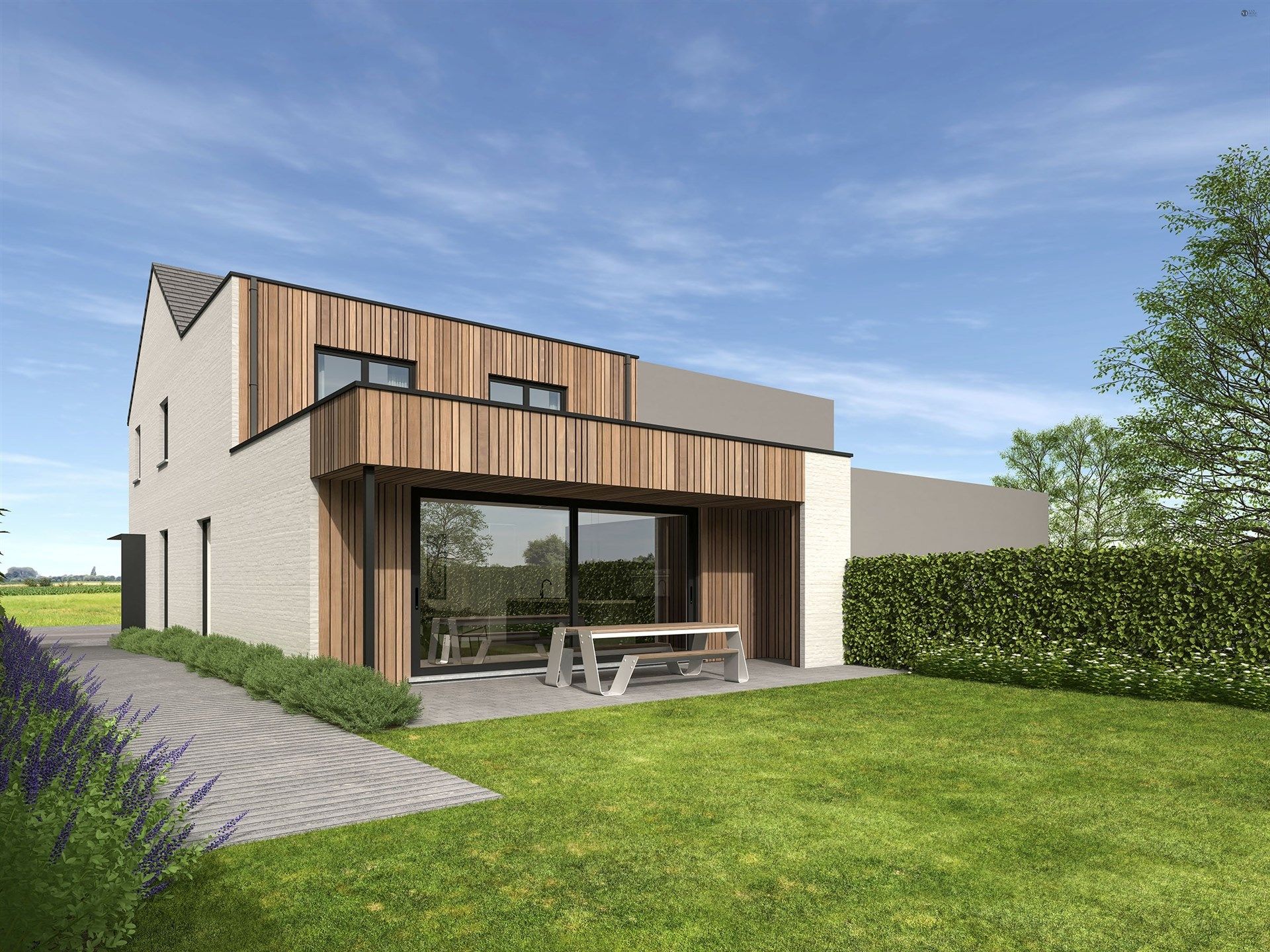Half open bebouwing met 4 ruime slaapkamers. (excl. kosten) foto 2