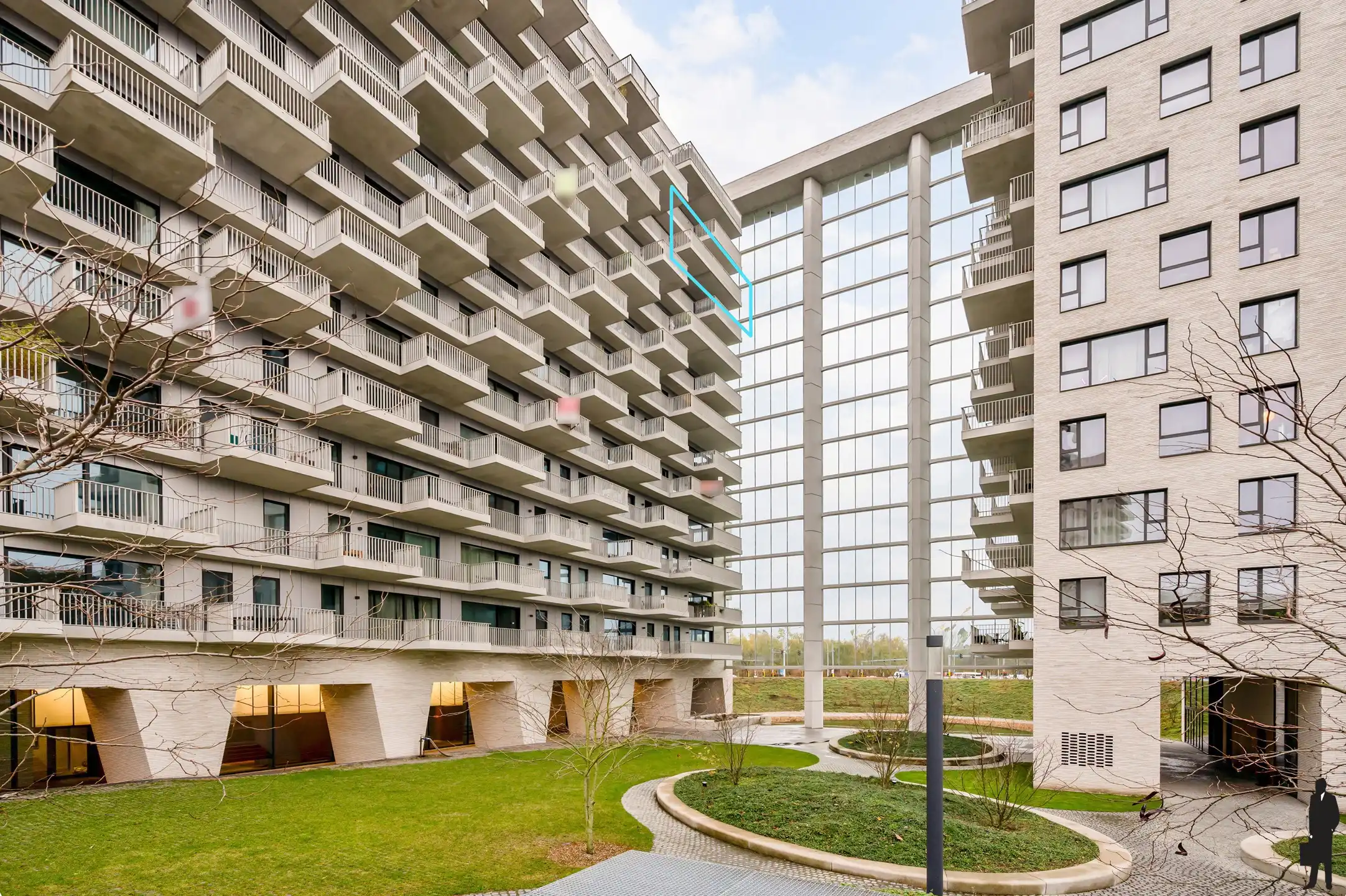 Exclusief hoekappartement op de 11de verdieping met terras en prachtige zichten.&nbsp; foto 26