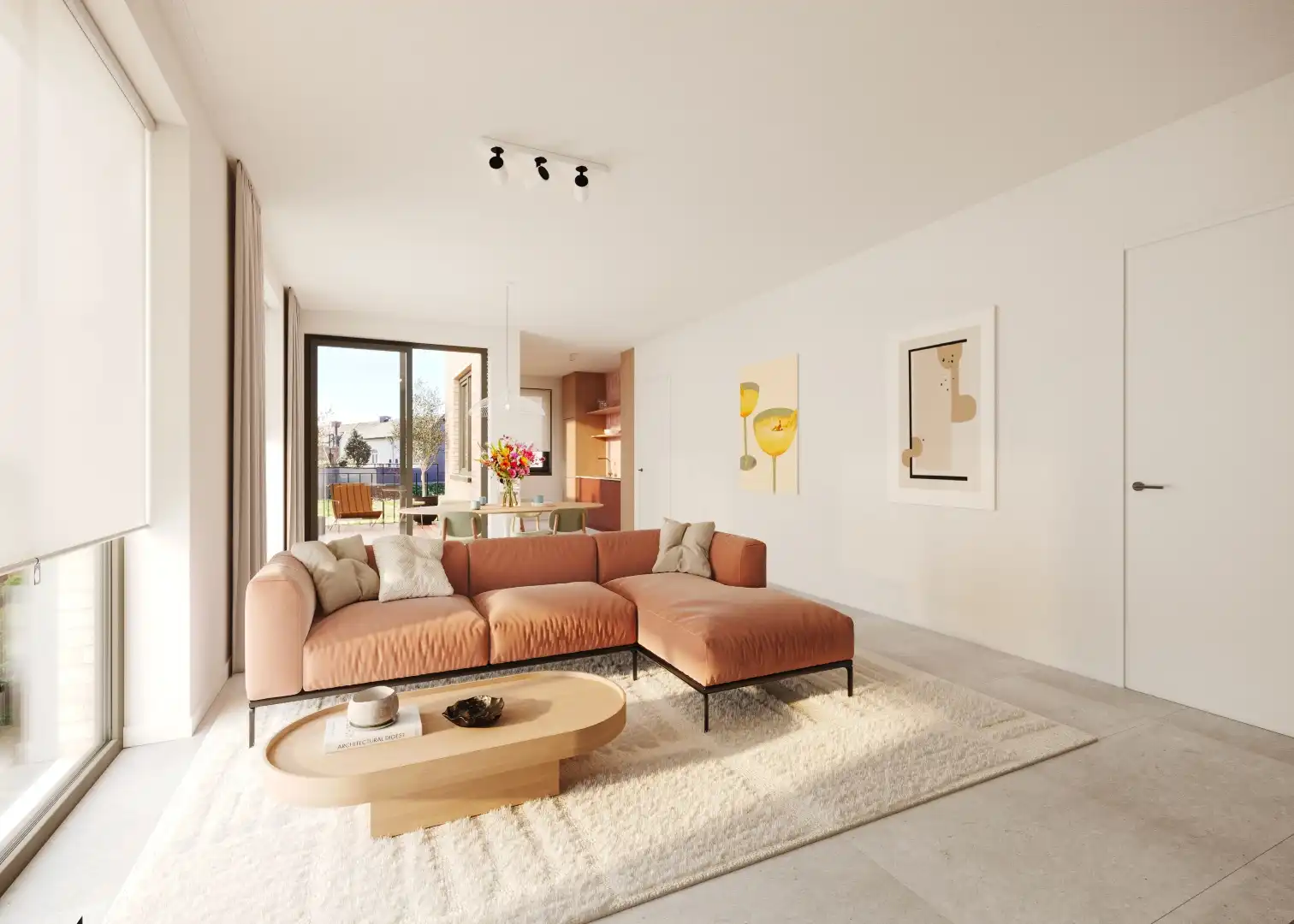 Energiezuinig 3 slpk-appartement met terras foto 2